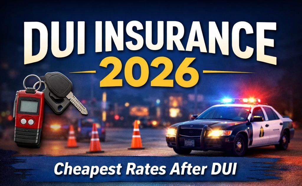 Car Insurance for DUI Drivers 2026: Cheapest Rates & Fast Approval