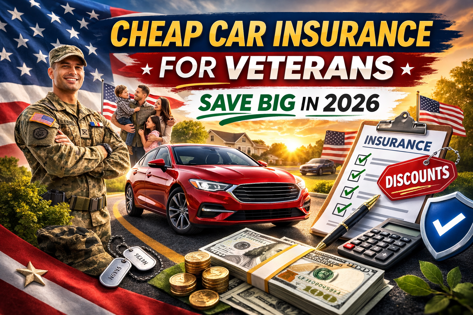 Cheap Car Insurance for Veterans: Save Big in 2026